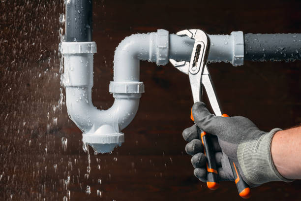 Professional Leak Detection technician working in East China, MI
